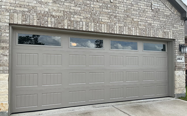 a new garage door